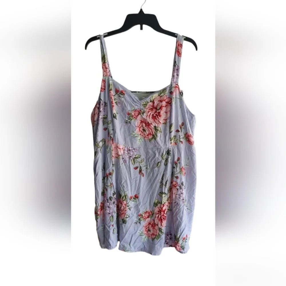 Forever 21 purple floral dress